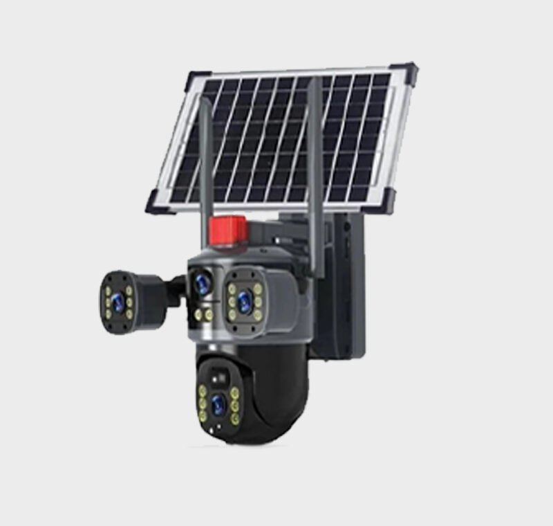 Camera solaire wifi a 3 objectifs